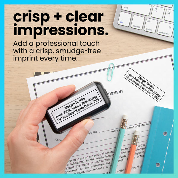 Self-Inking Alabama Notary Stamp