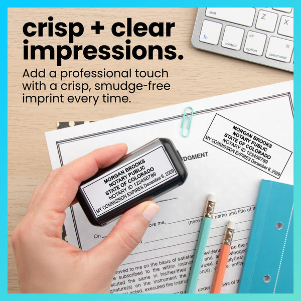 Self-Inking Colorado Notary Stamp