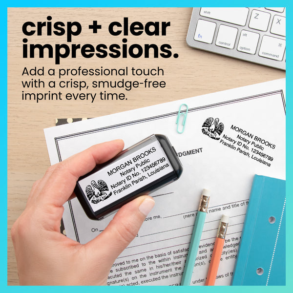 Self-Inking Louisiana Notary Stamp
