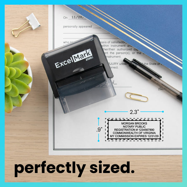 Self-Inking Virginia Notary Stamp