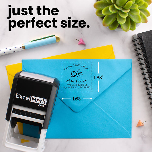 Snail Mail Address Stamp