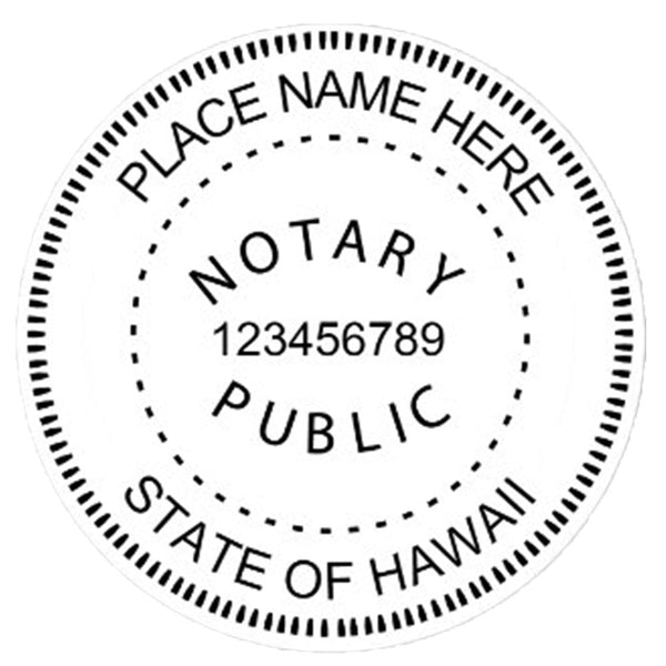 Hawaii Notary Embosser