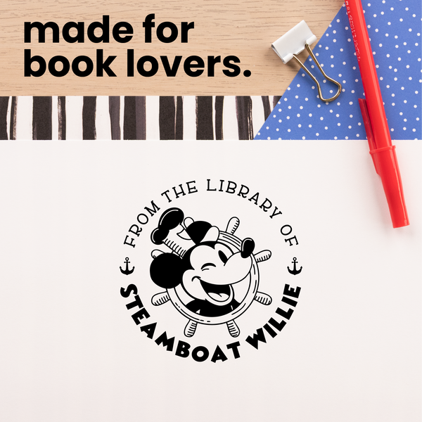 Willie's Book Mate Book Stamp