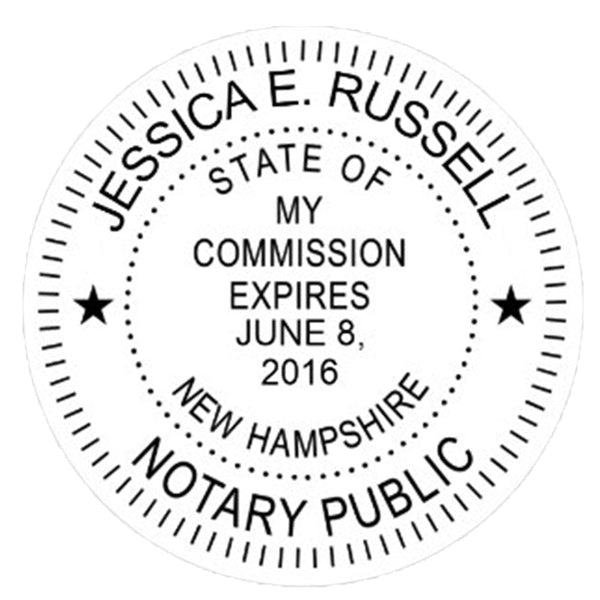 New Hampshire Notary Embosser