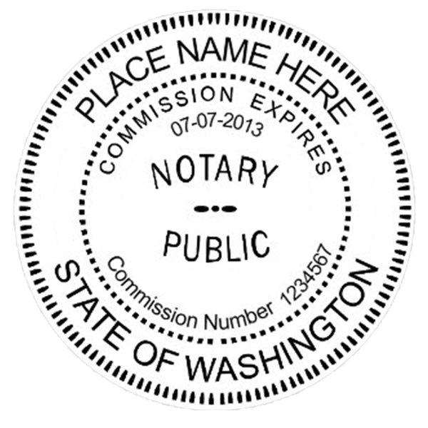Washington Notary Embosser