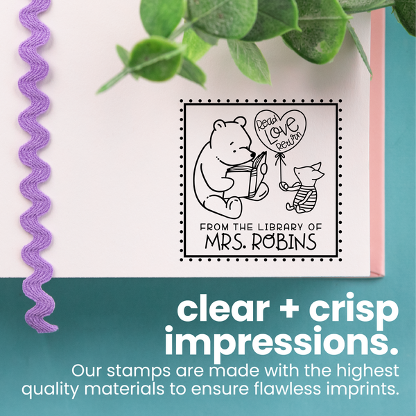 Pooh and Piglets Pages Book Stamp