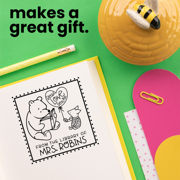Pooh and Piglets Pages Book Stamp