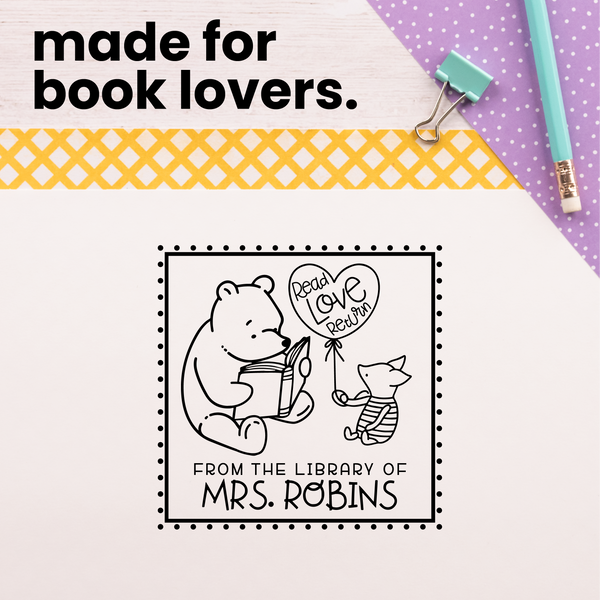 Pooh and Piglets Pages Book Stamp