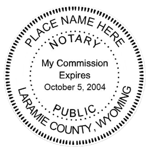 Wyoming Notary Embosser