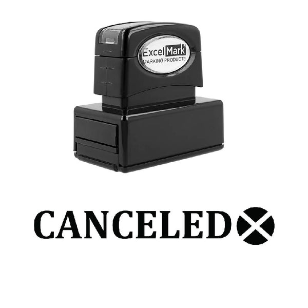X CANCELED Stamp