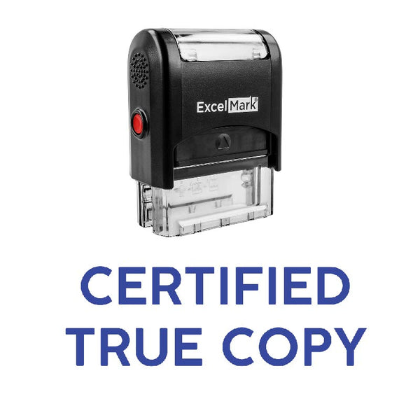 CERTIFIED TRUE COPY Stamp