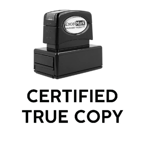 CERTIFIED TRUE COPY Stamp