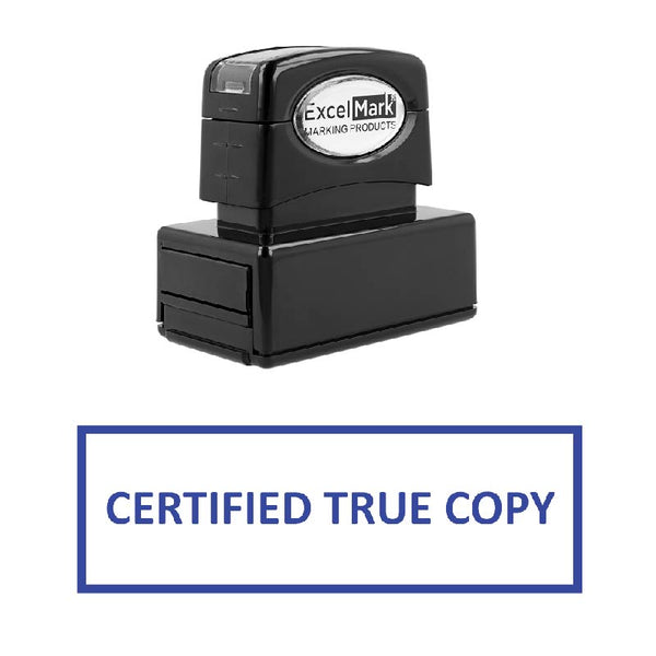 Box CERTIFIED TRUE COPY Stamp
