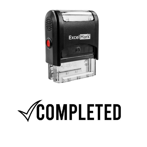 Checkmark COMPLETED Stamp
