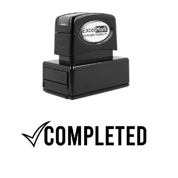 Checkmark COMPLETED Stamp