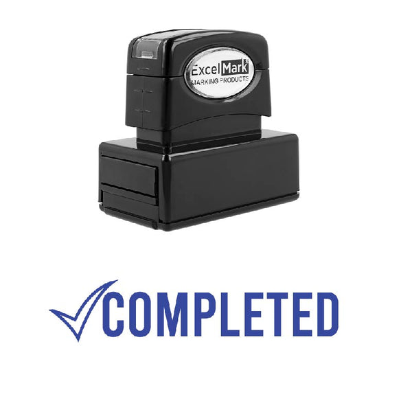 Checkmark COMPLETED Stamp