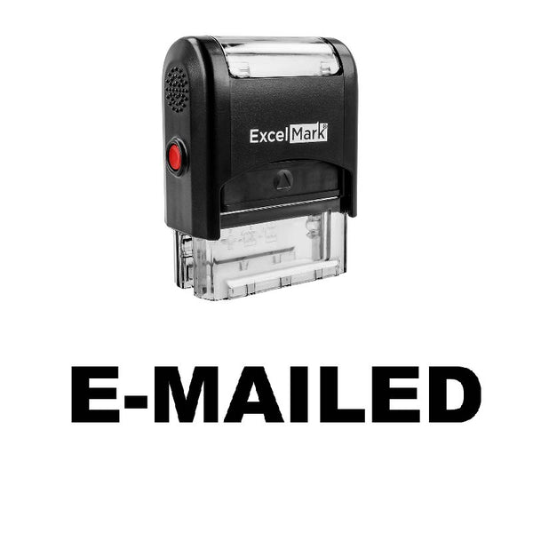 Bold E-MAILED Stamp