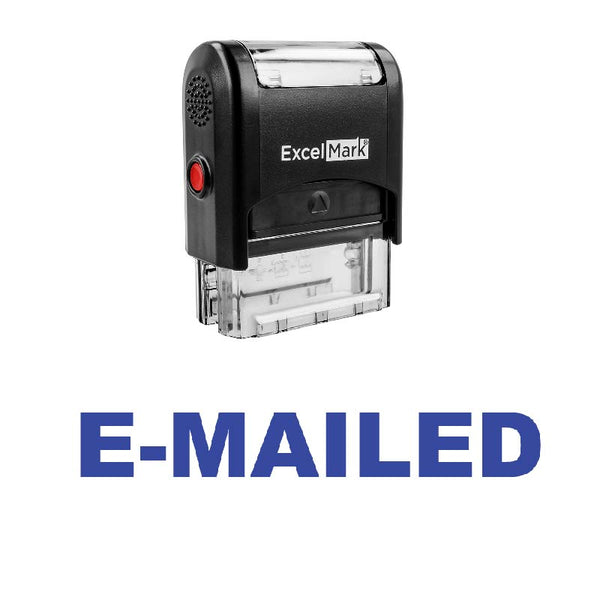 Bold E-MAILED Stamp