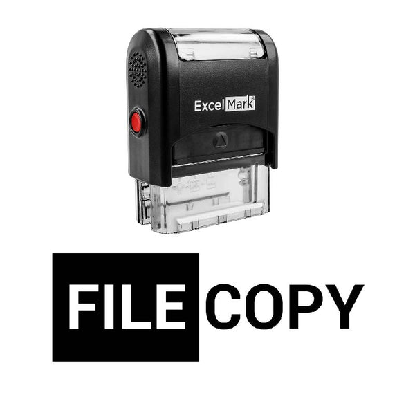 Block FILE COPY Stamp