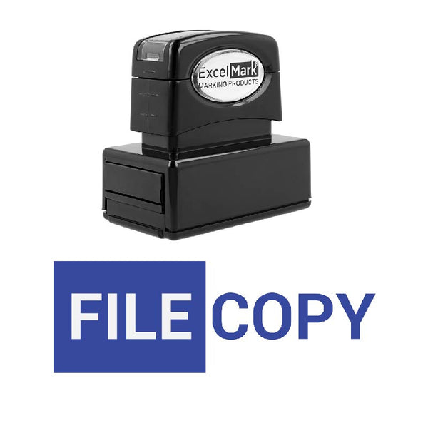 Block FILE COPY Stamp