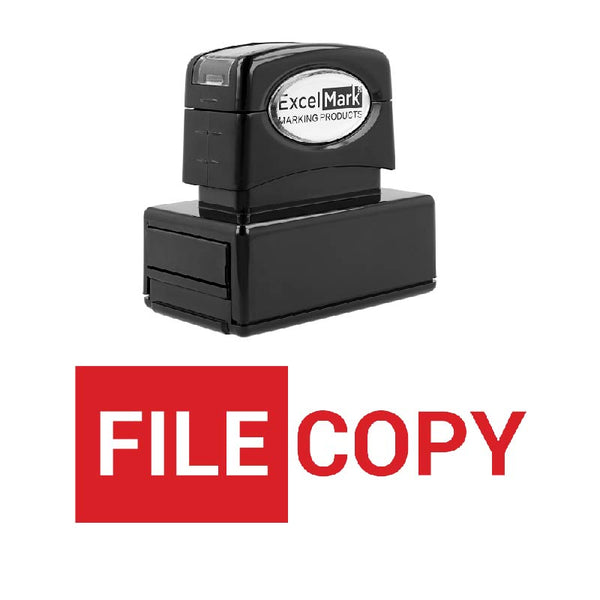 Block FILE COPY Stamp