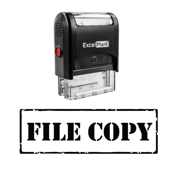 Stencil FILE COPY Stamp