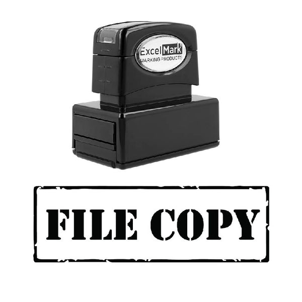 Stencil FILE COPY Stamp