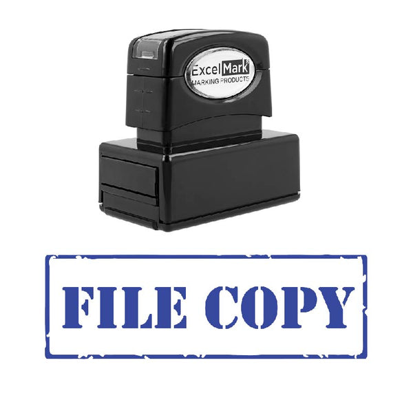 Stencil FILE COPY Stamp
