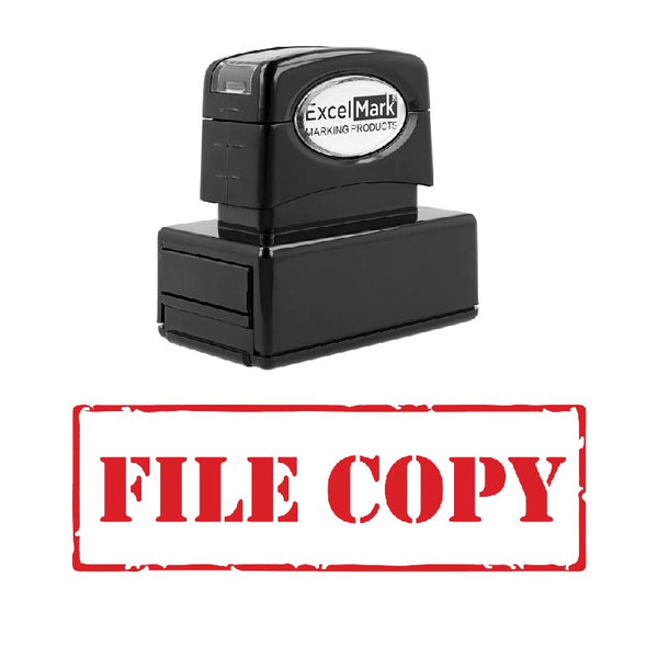 Stencil FILE COPY Stamp