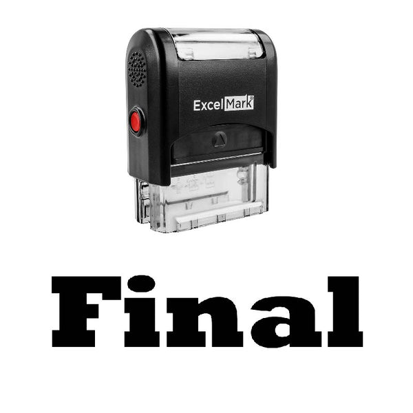 Bold FINAL Stamp