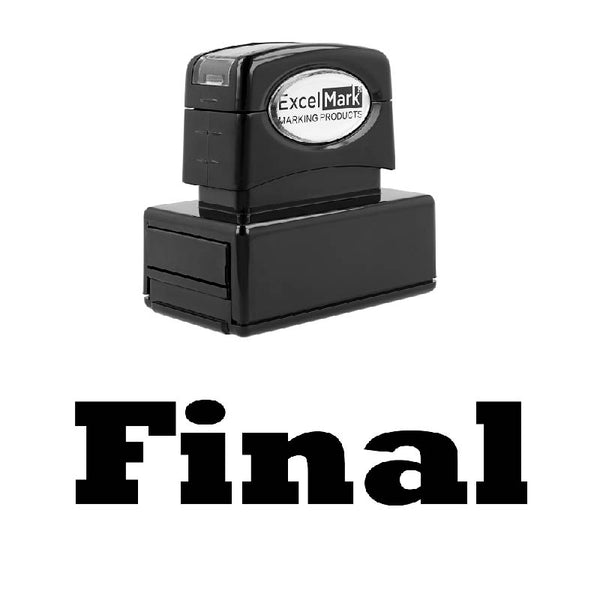 Bold FINAL Stamp