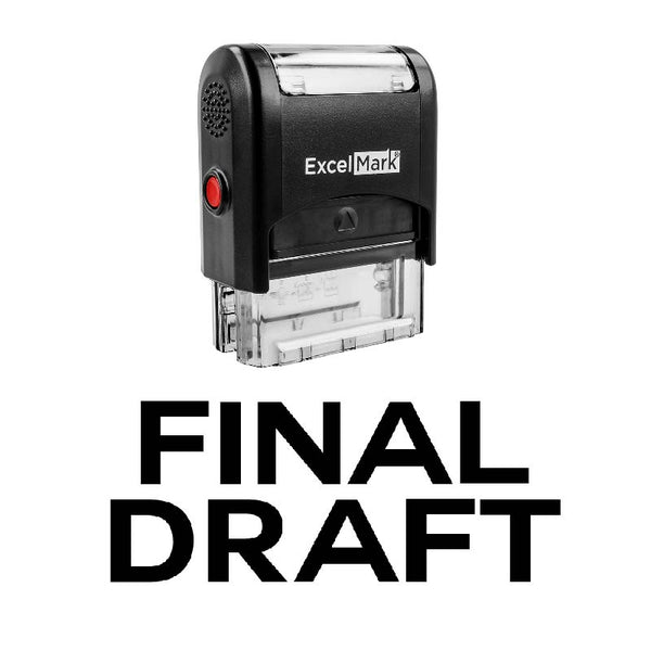 Bold FINAL DRAFT Stamp