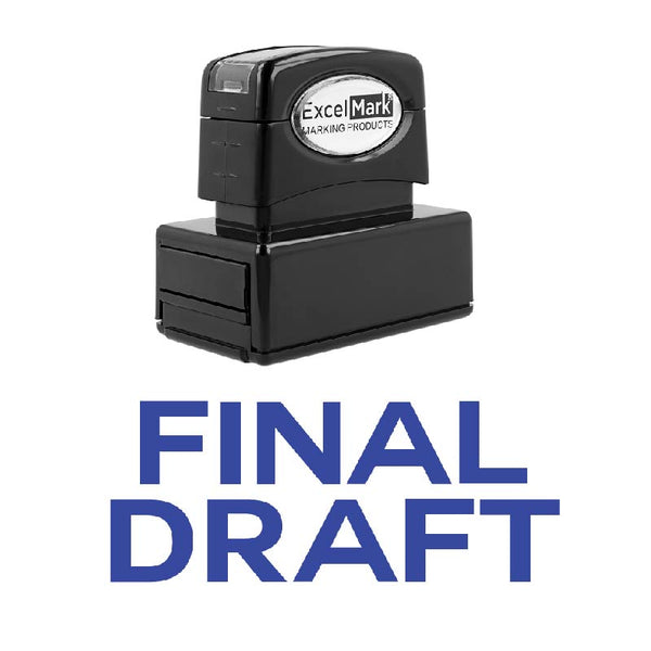 Bold FINAL DRAFT Stamp