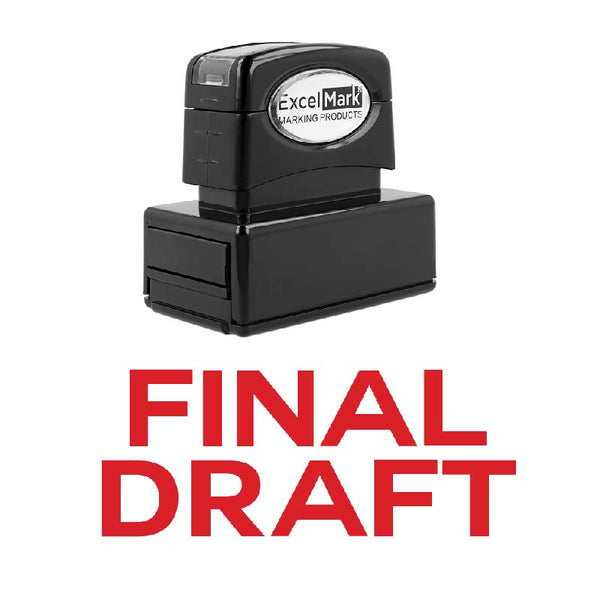 Bold FINAL DRAFT Stamp