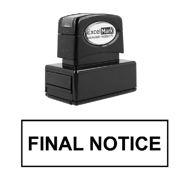 Box FINAL NOTICE Stamp