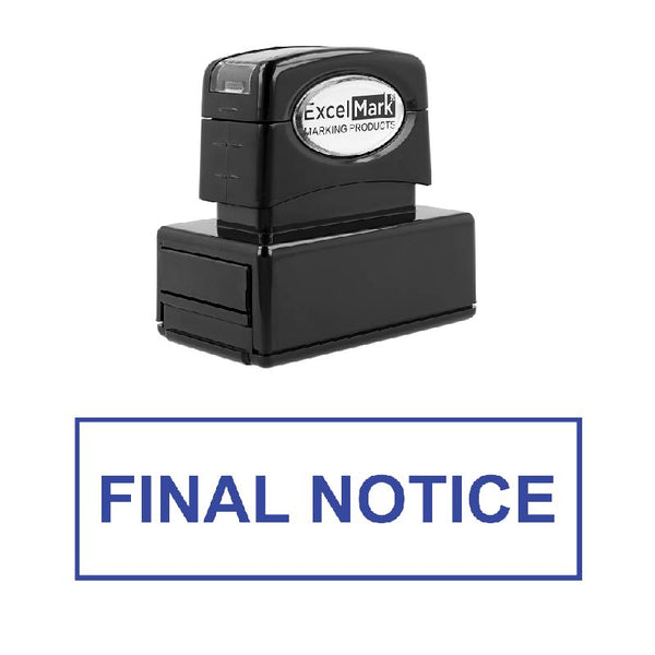 Box FINAL NOTICE Stamp