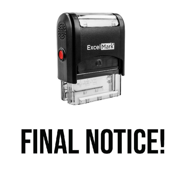 FINAL NOTICE! Stamp