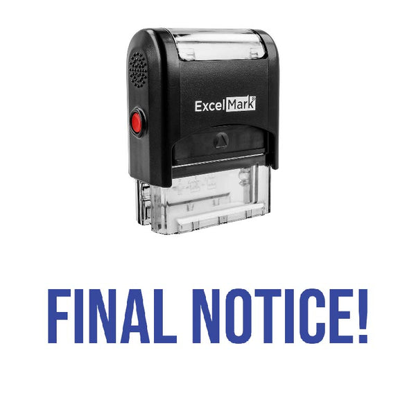 FINAL NOTICE! Stamp