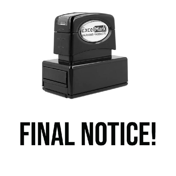 FINAL NOTICE! Stamp