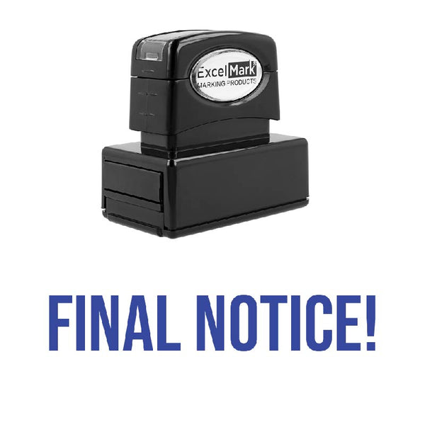 FINAL NOTICE! Stamp