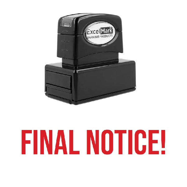 FINAL NOTICE! Stamp