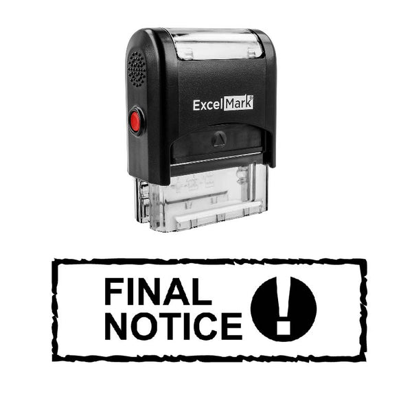 Warning FINAL NOTICE Stamp