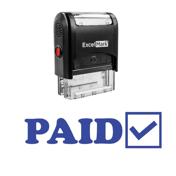 Check Box PAID Stamp