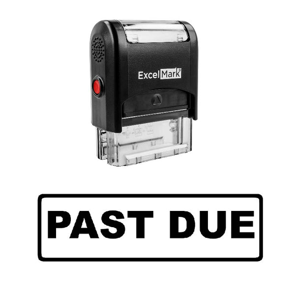 Box PAST DUE Stamp