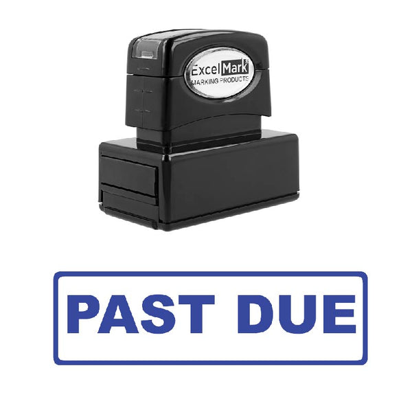Box PAST DUE Stamp