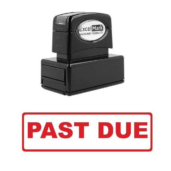 Box PAST DUE Stamp