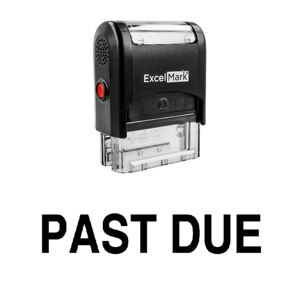 PAST DUE Stamp