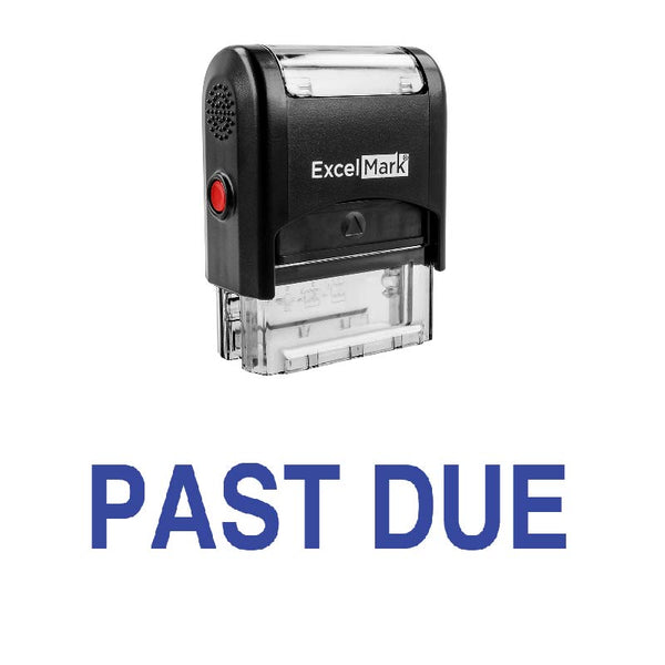 PAST DUE Stamp