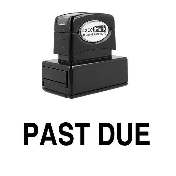 PAST DUE Stamp