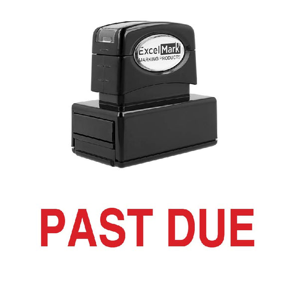 PAST DUE Stamp